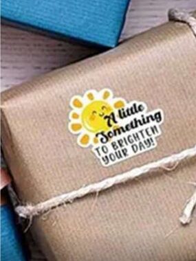 50 Pk. Sunshine Shipping Stickers